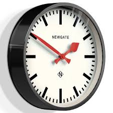 newgate the luggage wall clock black