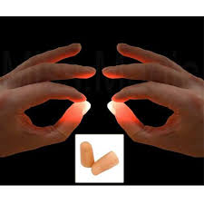 Red Light Up Thumb Tips Easy Magic