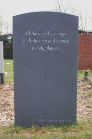 But if someone puts his hand on you, send him to the cemetery. Tasteful Memorial Quotes And Headstone Epitaphs Stoneletters