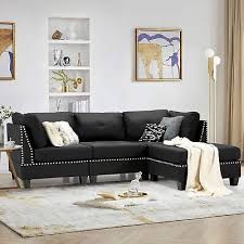 Esright Sectional Sofa L Shape Large