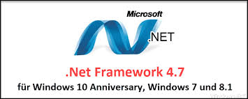 net framework 4 7 für windows 7 8 und