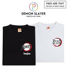 La pubblicazione in occidente è prevista per il 15 ottobre 2021. Adult Kid Demon Slayer Kimetsu No Yaiba Logo Japanese Manga Anime T Shirt T Shirt Baju Optional Custom Text Shopee Malaysia