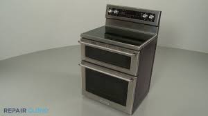 kitchenaid double oven electric range