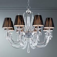 Derry Street 32 Wide Chrome And Crystal 8 Light Chandelier P4619 Lamps Plus