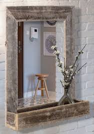 Entryway Mirror With Shelf