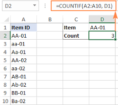 excel count cells containing specific