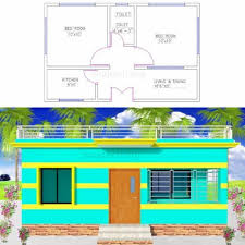 2 Bhk House Plan In Village Cost