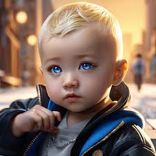 3d baby boy cute cartoon playground