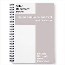 salon employee contract nail technician