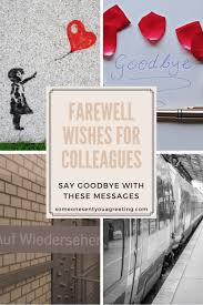 farewell wishes for colleagues say