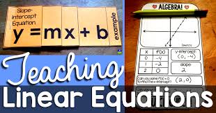 teaching linear equations