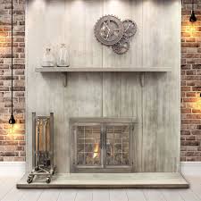 Heritage Steel Fireplace Mantel Shelf