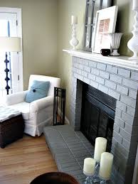 Fireplace Painted Brick Fireplaces