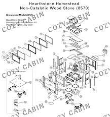 Non Catalytic Wood Stove 8570 8570