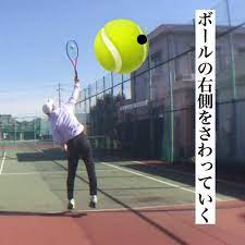 □サーブ スライスサーブを打つコツについて 〜才能がない人でも上達できるテニスブログ〜 - 〜才能がない人でも上達できるテニスブログ〜