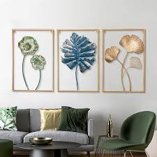 Delicate Botanic Metal Wall Decor