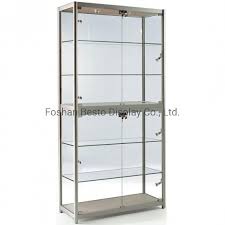 Standing Glass Display Case Cabinet