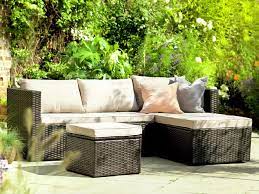 rattan garden furniture set goodhomes