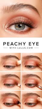 peachy eyeshadow tutorial lulus com