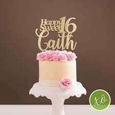 Happy 16 th birthday cake. 16th Birthday Cakes Lveud 16th Birthday Cake Topper For Happy Birthday 16 Rose Gold 16th Cake Topper Happy Birthday Cake Topper Cake Ornament 16th Toys Games Party Supplies 16th Birthday