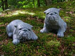 Bulldog Statues Bulldog Garden Decor