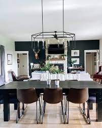 15 Black Wall Dining Room Ideas To