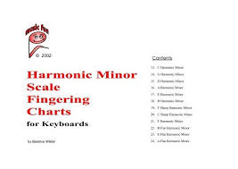 16 A Harmonic Minor Scale And Fingering Chart Music Fun