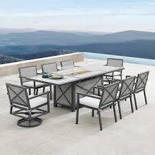 Sirio Chelsey 9 Piece Fire Dining Set