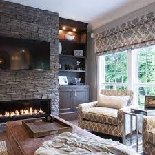 Stacked Stone Fireplace Photos