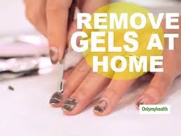 remove gel nails at home without