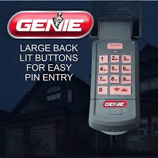 genie garage door opener keypad for