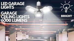 More than 1000 garage ceiling lights at pleasant prices up to 28 usd fast and free worldwide shipping! Led Garage Lights Deformable Led Garage Ceiling Lights 6000 Lumens Youtube