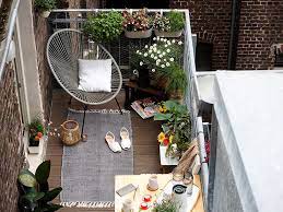 tiny apartment balcony