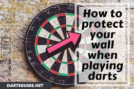 Protect Your Wall When Playing Darts