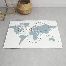 long distance world map uk to new