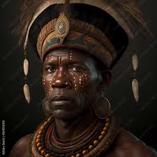 African Zulu man, generative ai Illustration Stock | Adobe Stock