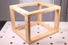 build a box frame out of 2x4s easy diy
