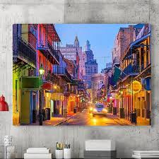 New Orleans Wall Street Canvas Wall Art