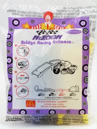 Chaque mois, une nouvelle version du jeu allemand 4 images 1 mot apparaît. Mcdonald S Mczoom Bridge Racing Grimace 2002 Happy Meal Toy Mc2toys Club