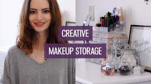 creative makeup storage ideas for small