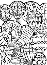 To print the coloring page. Hot Air Balloon Coloring Pages For Adult