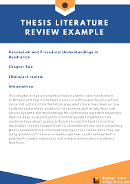 Sample Of Research Literature Review