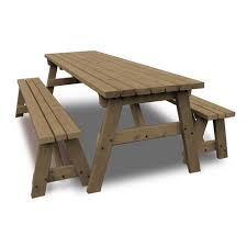 Langdale Picnic Table And Bench Set