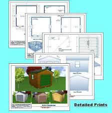 12x14 Storage Shed Plans Package