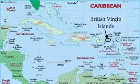 British Caribbean Islands Map gambar png