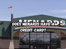 does menards have a credit card a