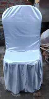 Lycra White Chair Cover For Plastic