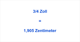 3/4 Zoll in cm | 3/4 Inches in cm Umrechnen | 3/4″ in cm