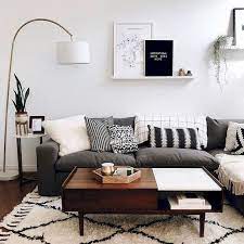 grey couch living room