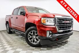pre owned 2021 gmc canyon at4 leather